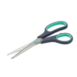 SCISSORS DOUBLE COLOR 8,5" GREEN/GREY