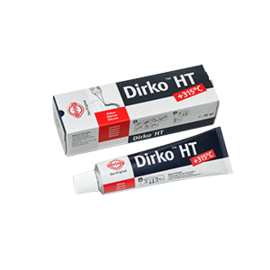 Elring DIRKO HT. oxim (315 C) liquid gasket kit, Black, silicone compound, tube 70 ml