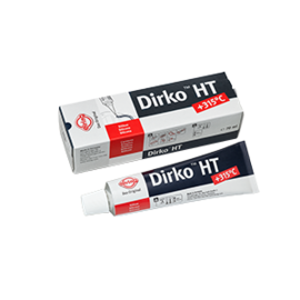 Elring Dirko HT oxim (315 C) vloeibare Pakking set, Zwart, siliconen compound, tube 70 ml