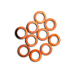 Copper washers M7 (7 x 12 x 0,20 mm) PRO-SERIES